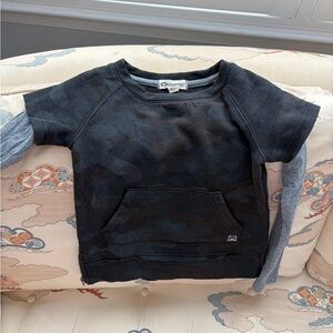 Appaman Black and Gray Kids Sweatshirt